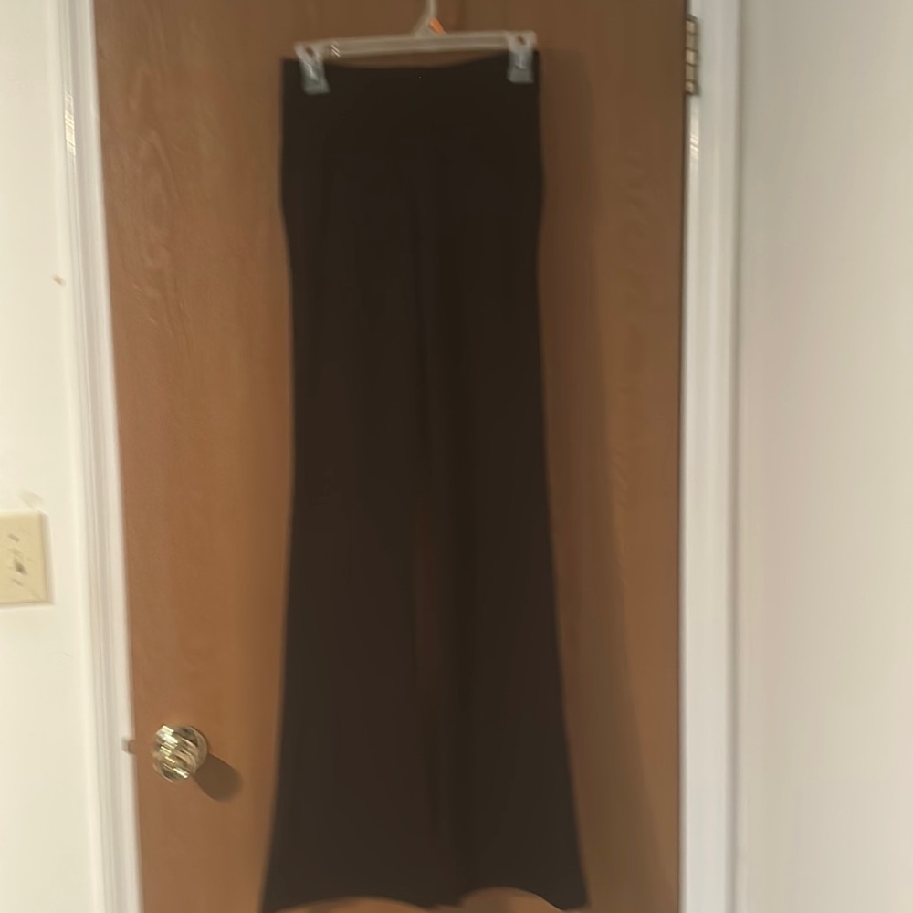 Forever 21, Black, knit, flare pants with pockets